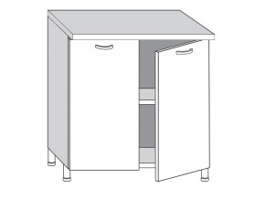 2.80.2 Шкаф-стол на 800мм с 2-мя дверцами в Снежинске - snezhinsk.magazinmebel.ru | фото