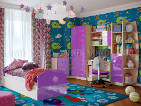 Детская комната Юниор-2 Фиолетовый металлик в Снежинске - snezhinsk.magazinmebel.ru | фото