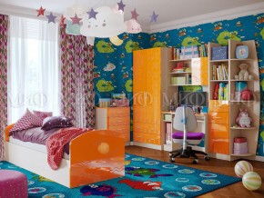 Детская комната Юниор-2 Оранжевый металлик в Снежинске - snezhinsk.magazinmebel.ru | фото