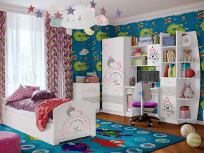 Детская комната Юниор-2 Принцесса 1 в Снежинске - snezhinsk.magazinmebel.ru | фото - изображение 1
