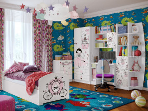 Детская комната Юниор-2 Принцесса в Снежинске - snezhinsk.magazinmebel.ru | фото
