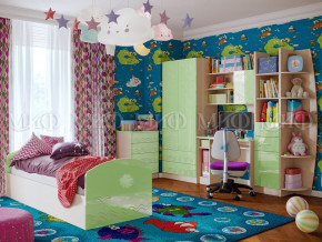 Детская комната Юниор-2 Салатовый металлик в Снежинске - snezhinsk.magazinmebel.ru | фото