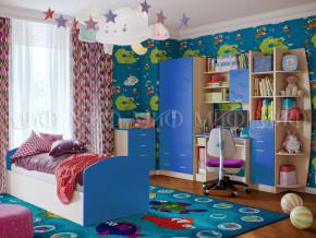 Детская комната Юниор-2 Синий в Снежинске - snezhinsk.magazinmebel.ru | фото