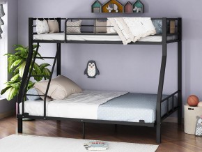 Двухъярусная кровать Гранада-1 140 черный в Снежинске - snezhinsk.magazinmebel.ru | фото
