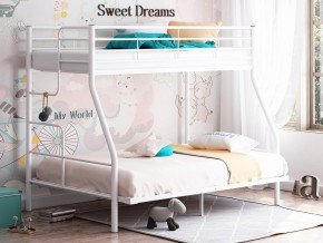 Двухъярусная кровать Гранада-3 140 белый в Снежинске - snezhinsk.magazinmebel.ru | фото