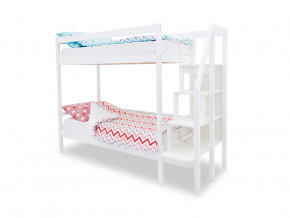 Двухъярусная кровать Svogen белый в Снежинске - snezhinsk.magazinmebel.ru | фото - изображение 1
