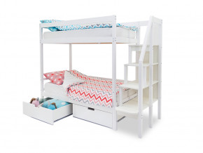 Двухъярусная кровать Svogen с ящиками белый в Снежинске - snezhinsk.magazinmebel.ru | фото - изображение 2