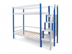 Двухъярусная кровать Svogen с ящиками сине-белый в Снежинске - snezhinsk.magazinmebel.ru | фото - изображение 2