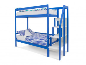 Двухъярусная кровать Svogen синий в Снежинске - snezhinsk.magazinmebel.ru | фото - изображение 1