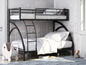 Двухъярусная кровать Виньола 2 Черная в Снежинске - snezhinsk.magazinmebel.ru | фото - изображение 1