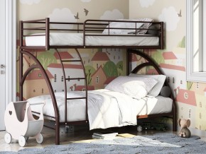 Двухъярусная кровать Виньола 2 Коричневая в Снежинске - snezhinsk.magazinmebel.ru | фото