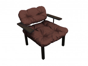 Кресло Дачное коричневая подушка в Снежинске - snezhinsk.magazinmebel.ru | фото
