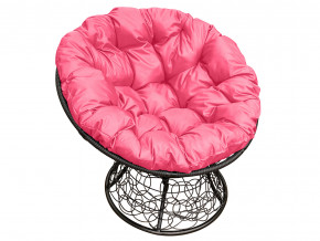Кресло Папасан с ротангом розовая подушка в Снежинске - snezhinsk.magazinmebel.ru | фото