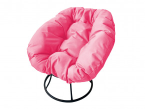 Кресло Пончик без ротанга розовая подушка в Снежинске - snezhinsk.magazinmebel.ru | фото