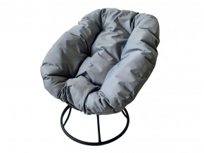 Кресло Пончик без ротанга серая подушка в Снежинске - snezhinsk.magazinmebel.ru | фото
