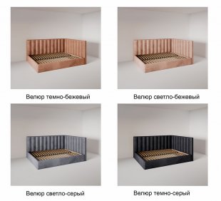 Кровать Вертикаль угловая 1.8 м с ортопедическим основанием в Снежинске - snezhinsk.magazinmebel.ru | фото - изображение 6