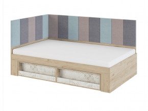 Кровать 1,2 с мягким элементом 1,2 и 2,0 Мод.2.3 в Снежинске - snezhinsk.magazinmebel.ru | фото