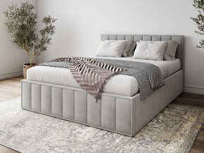 Кровать 1400 Лана серый велюр в Снежинске - snezhinsk.magazinmebel.ru | фото