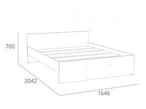 Кровать 1600 НМ 011.53 Симпл Белый Фасадный в Снежинске - snezhinsk.magazinmebel.ru | фото - изображение 4