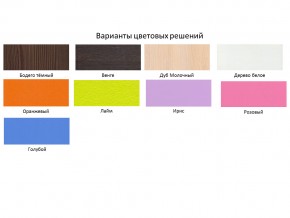 Кровать чердак Кадет 1 с лестницей Белое дерево-Голубой в Снежинске - snezhinsk.magazinmebel.ru | фото - изображение 2