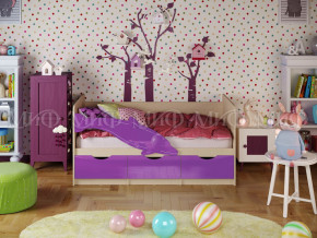 Кровать Дельфин-1 1800 Фиолетовый металлик в Снежинске - snezhinsk.magazinmebel.ru | фото
