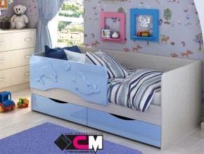 Кровать детская Алиса КР 812 голубая 1600 в Снежинске - snezhinsk.magazinmebel.ru | фото