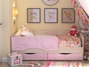 Кровать детская Алиса КР 812 розовая 1600 в Снежинске - snezhinsk.magazinmebel.ru | фото