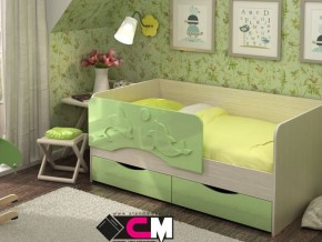 Кровать детская Алиса КР 812 зеленая 1600 в Снежинске - snezhinsk.magazinmebel.ru | фото - изображение 1