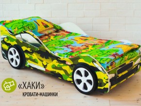 Кровать детская машина Хаки в Снежинске - snezhinsk.magazinmebel.ru | фото - изображение 2