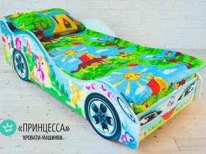 Кровать детская машинка Принцесса в Снежинске - snezhinsk.magazinmebel.ru | фото