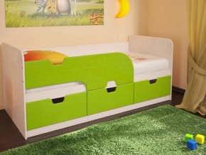 Кровать детская Минима лайм в Снежинске - snezhinsk.magazinmebel.ru | фото