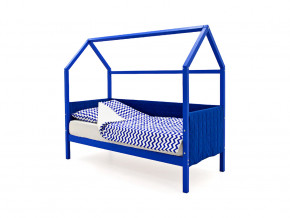 Кровать-домик мягкий Svogen синий в Снежинске - snezhinsk.magazinmebel.ru | фото