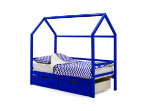 Кровать-домик Svogen с ящиками синий в Снежинске - snezhinsk.magazinmebel.ru | фото - изображение 1