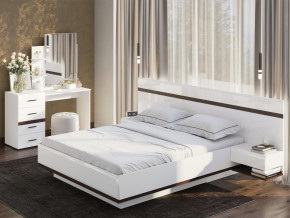Кровать двойная Соло 1600 Белый в Снежинске - snezhinsk.magazinmebel.ru | фото - изображение 2