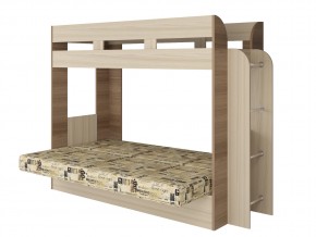 Кровать двухъярусная Карамель 75 шимо ткань савана в Снежинске - snezhinsk.magazinmebel.ru | фото - изображение 2