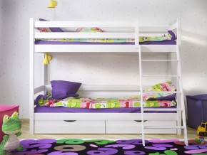 Кровать двухъярусная Сонечка с ящиками и лестницей в Снежинске - snezhinsk.magazinmebel.ru | фото - изображение 2