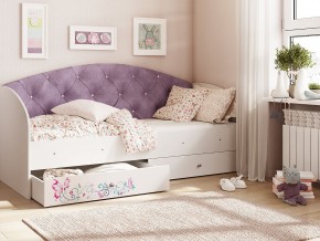 Кровать Эльза Белый-фиолетовый в Снежинске - snezhinsk.magazinmebel.ru | фото - изображение 1