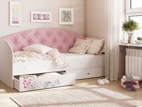 Кровать Эльза Белый-розовый в Снежинске - snezhinsk.magazinmebel.ru | фото - изображение 1
