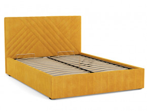Кровать Гамма 1600 с основанием велюр тенерифе куркума в Снежинске - snezhinsk.magazinmebel.ru | фото - изображение 2