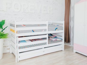 Кровать из массива с выдвижным спальным местом Матрешка Эко в Снежинске - snezhinsk.magazinmebel.ru | фото
