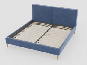 Кровать Линси 1200 синий в Снежинске - snezhinsk.magazinmebel.ru | фото