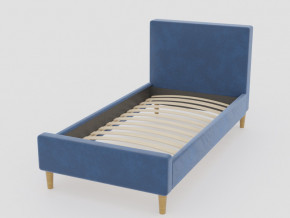 Кровать Линси 900 синий в Снежинске - snezhinsk.magazinmebel.ru | фото
