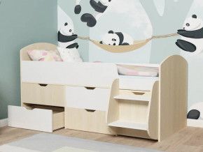 Кровать Малыш-7 Дуб-Белое дерево в Снежинске - snezhinsk.magazinmebel.ru | фото - изображение 3