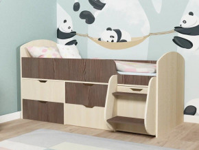 Кровать Малыш-7 Дуб-Бодега в Снежинске - snezhinsk.magazinmebel.ru | фото