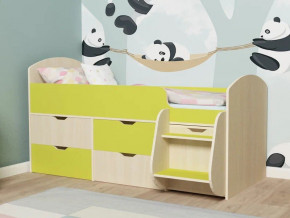 Кровать Малыш-7 Дуб-лайм в Снежинске - snezhinsk.magazinmebel.ru | фото - изображение 1