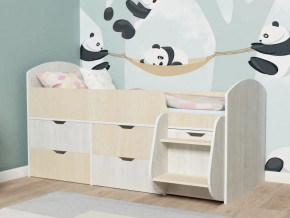 Кровать Малыш-7 Винтербер-Дуб в Снежинске - snezhinsk.magazinmebel.ru | фото