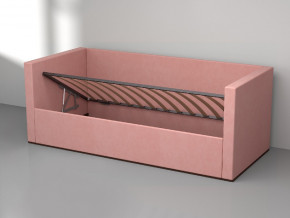 Кровать мягкая с подъёмным механизмом арт. 030 розовый в Снежинске - snezhinsk.magazinmebel.ru | фото - изображение 2