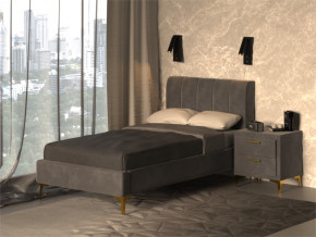 Кровать Рошаль 900 серый в Снежинске - snezhinsk.magazinmebel.ru | фото - изображение 2