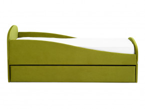 Кровать с ящиком Letmo оливковый (велюр) в Снежинске - snezhinsk.magazinmebel.ru | фото - изображение 6