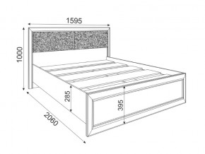 Кровать с настилом 1400 Саванна М04 в Снежинске - snezhinsk.magazinmebel.ru | фото - изображение 2